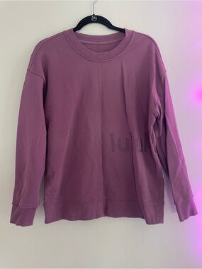 lululemon athletica Crewneck Sweatshirt in Dusty Plum
